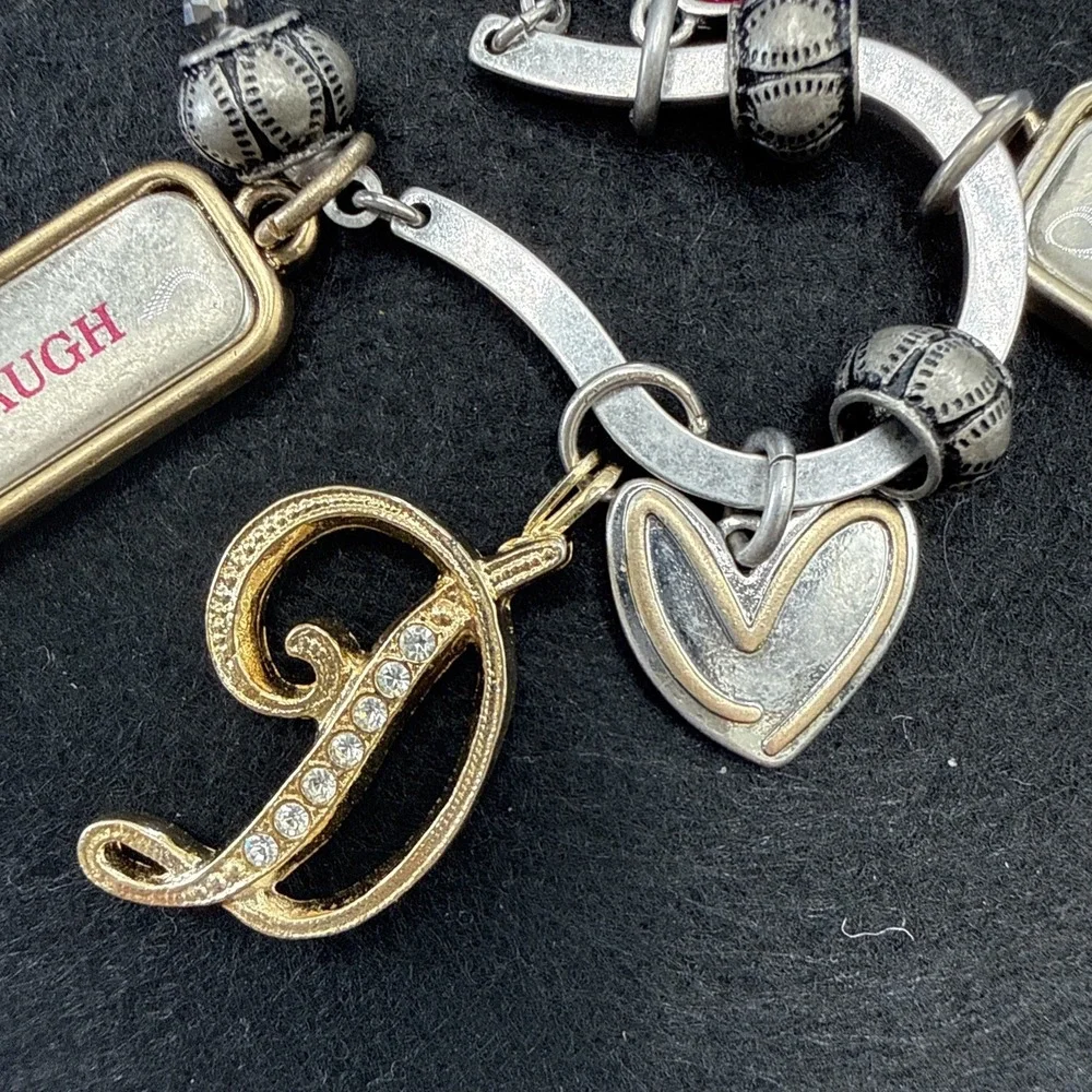 JK by Thirty One Silver Tone Love Horseshoe Pendant Necklace 35